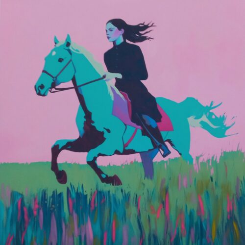 She rode the wind's memory