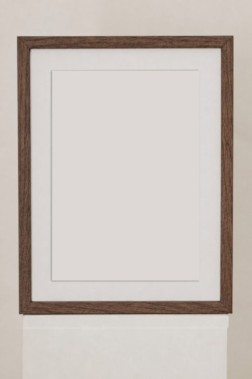 A4 Floating Frame - Chocolate