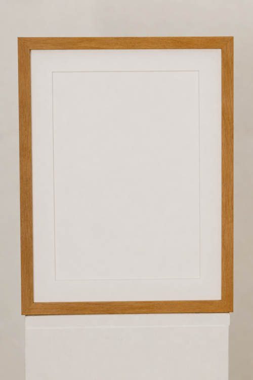 A4 Window Frame - Teak